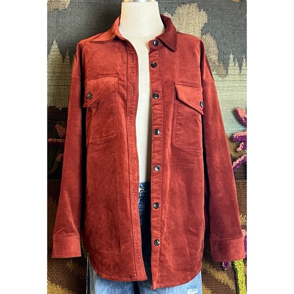 Madewell Oversized Buttondown Corduroy Jacket L - Picture 4 of 15